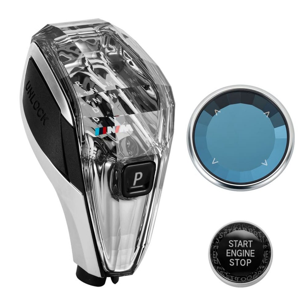 Bmw Crystal Gear Shift Knob With Colorful M Logo Coolshiftknobs