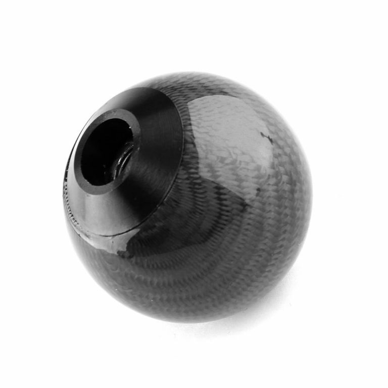 Custom Universal Round Ball Black Carbon Fiber Shift Knob Coolshiftknob 9552