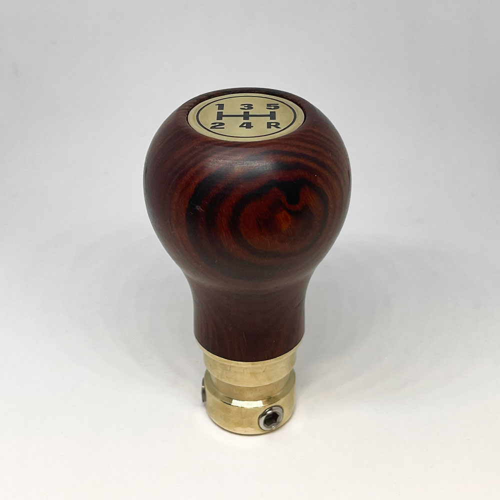 5 speed custom wood shift knob