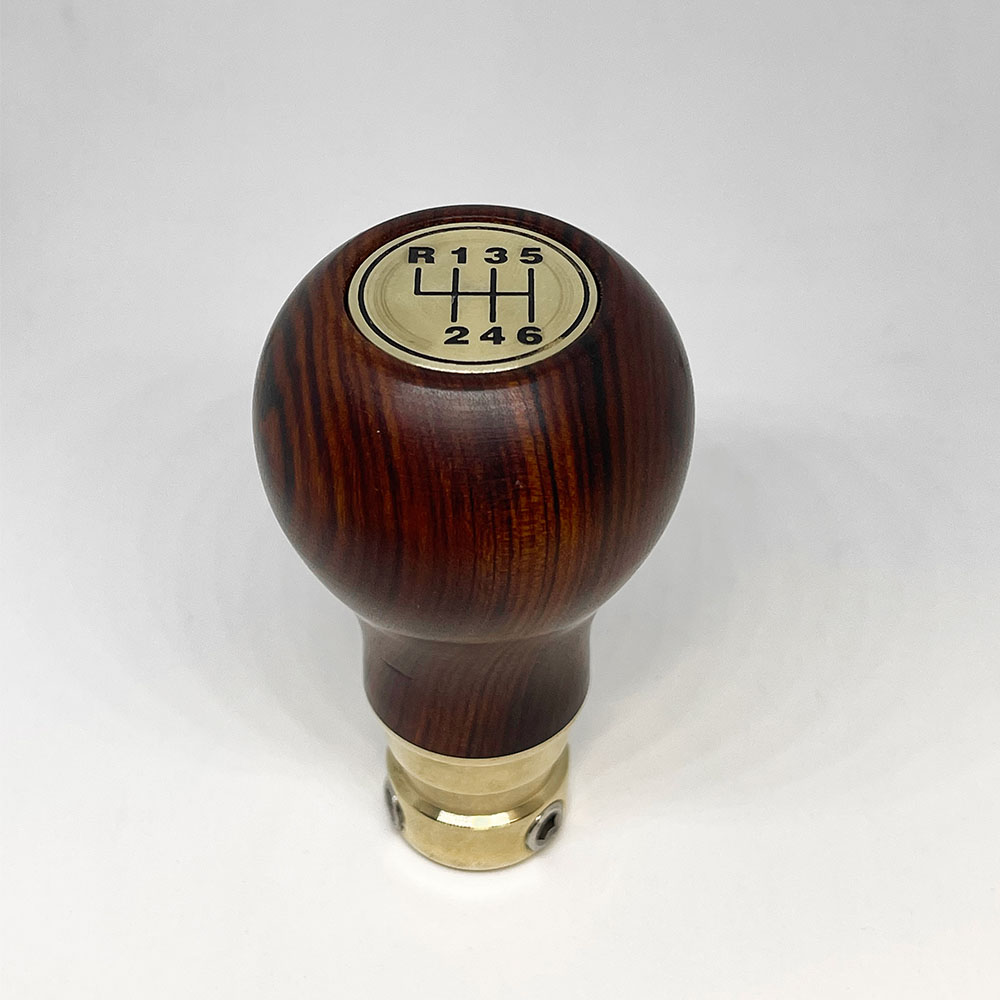 6 speed custom wood shift knob