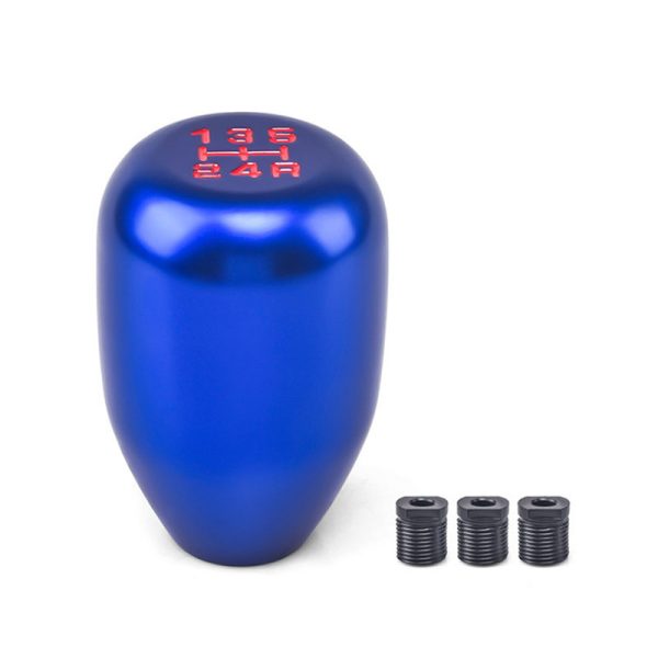 blue aluminum gear shift knob