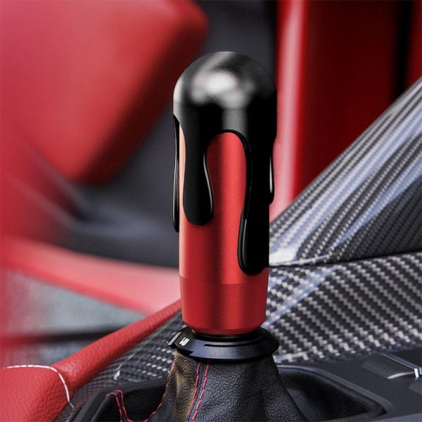 likewise shift knob black red