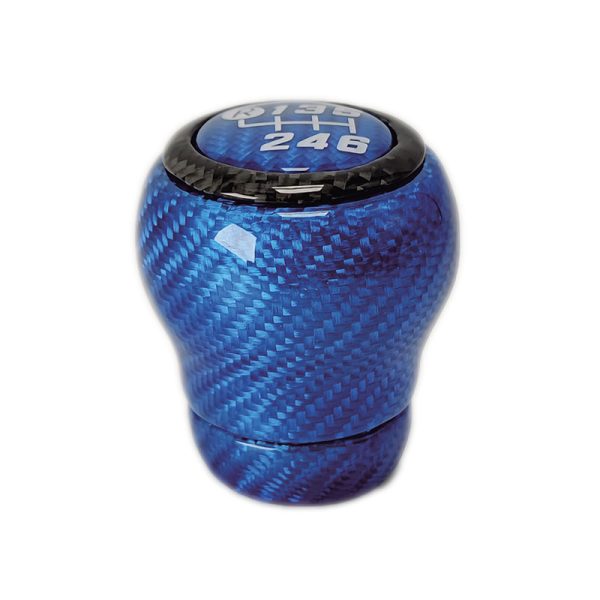 subaru brz gear knob blue carbon fiber