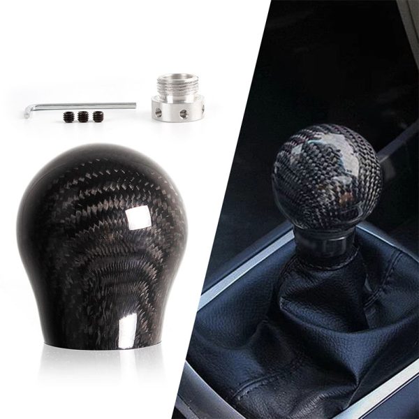 subaru wrx gear shift knob carbon fiber