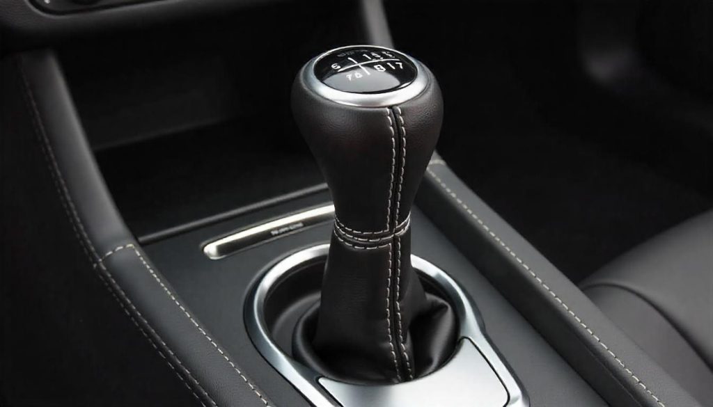 leather shift knob